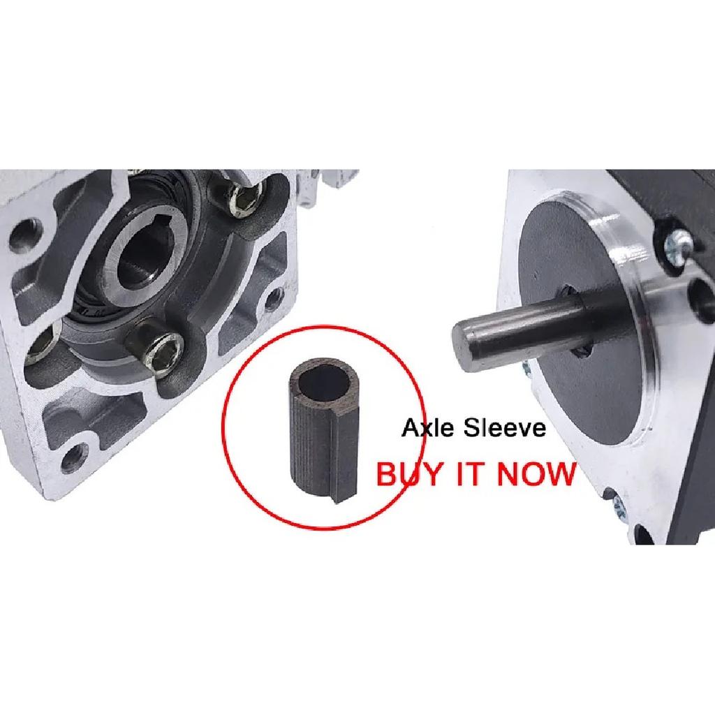 speed reducer worm DC motor gearbox RV030 14mm output 5:1-80:1 Worm Gearbox Speed Reducer for NEMA 23 Motor