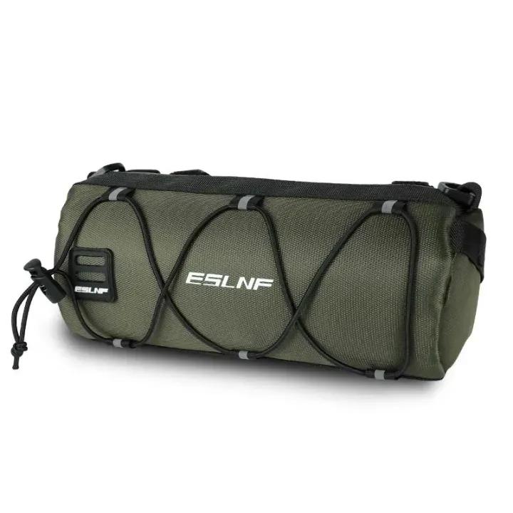 Waterproof Road Bicycle Handlebar Bag Multifunctional MTB Front Tube Bag Portable Frame Pannier Outdoor Shoulder Bag