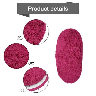 Decor Floor Mat 30*50cm Plush+Spandex Shower Non-slip Comfortable Touch