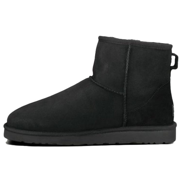 UGG Classic Mini Fleece Lined Snow Boots Black Men s 1002072-BLK EU 40