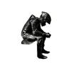 Racing Style Seated Figurine 3D Printed Mini Creative Ornament for Home Office Desk Car Dashboard Decor Gift