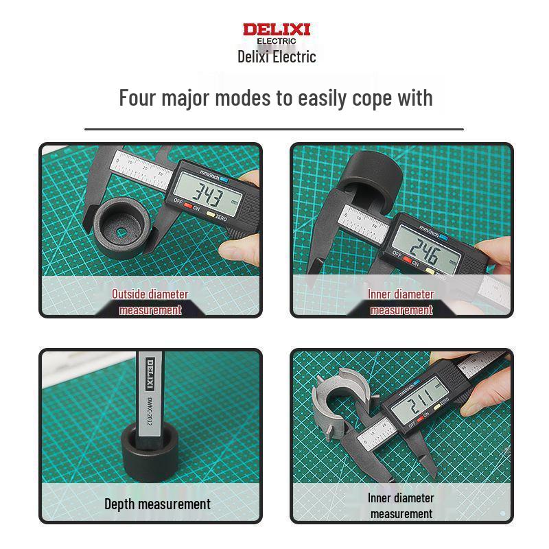 High Precision Digital Vernier Caliper Bracelet, Edge Depth Gauge, Small Electronic Jewelry Caliper