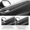 For BMW X1 E84 2010-2014 Made of Alcantara Car Interior Door Panel Trim Strips Performance Stickers 4pcs Auto Tuning Accessories