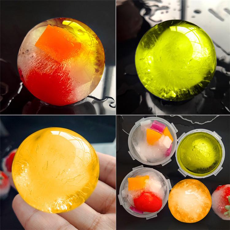 Ice Ball Mold for Home - Large Round Ice Cube Tray and Maker