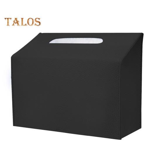 

Одноразовый чехол для коробки для полотенец для рук, однотонный дизайн, водонепроницаемый, легко моется, держатель для коробки для салфеток в ванной чёрный