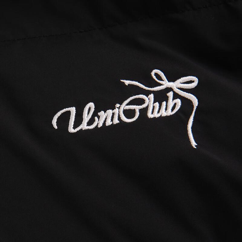 UNIFREE Women's Short Padded Down Jacket with Fur Hood