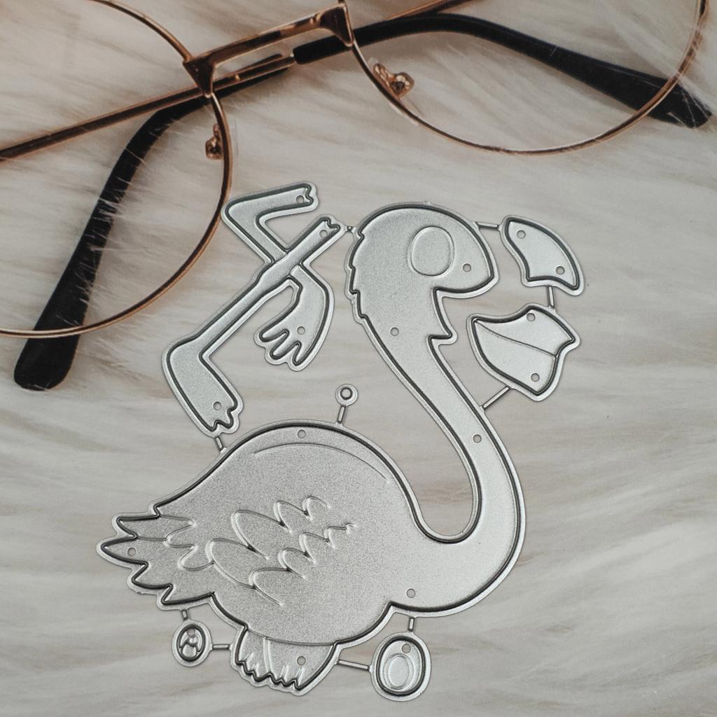 Flamingo Metal Cutting Dies Stencils for DIY Scrapbooking Decorative Embossing Paper Cards Template Decoration Die Cuts