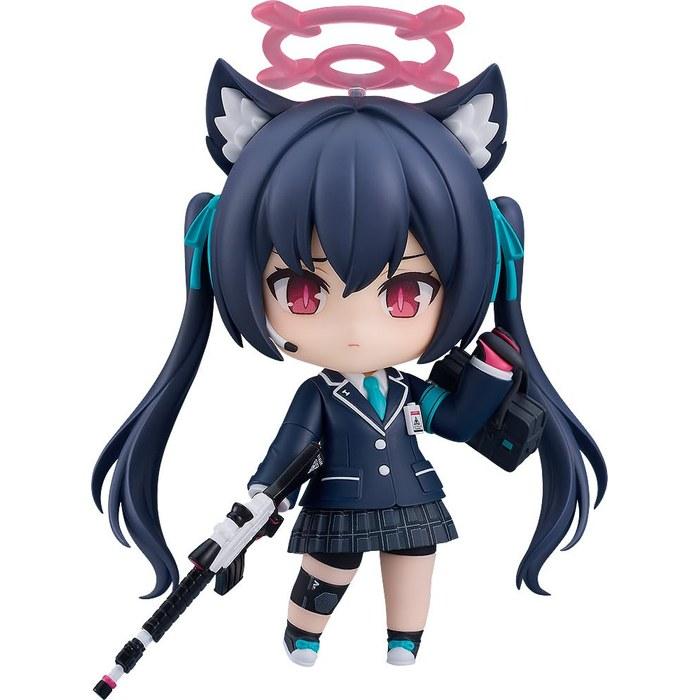 Nendoroid Blue Archive Kuroi Serika 1/8 Scale Figure Multicolor 3.8 inches