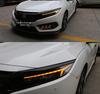 Tenth-Gen Civic Dragon Wing LED Headlights: Flowing Turn Signal & Daytime Running Lights