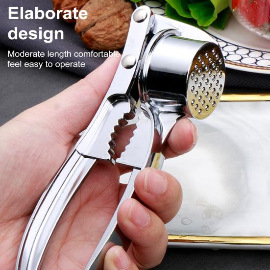 Home Knoblauchpresse Zerkleinerer Küche Edelstahl Knoblauchhacker Zerstampfer Auspresser