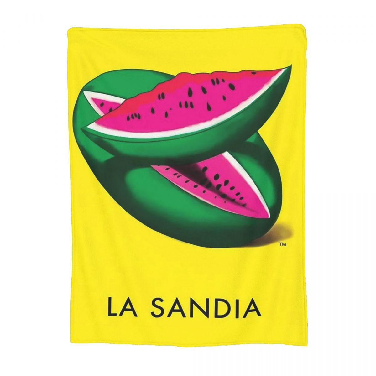 

Mexican Lottery Bingo Cards Blanket Soft Warm Flannel Throw Blanket Cover for Bed Living room Picnic Travel Home Sofa 30x40in