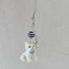 Cartoon Flocking Dog Piggy Pendant Keychain  Key Ring For Women Girls Cute Bag Pendant Kawaii Mobile Phone Chain Gifts