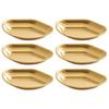 Set Of 6 Unique Stainless Steel Miniature Bowls Appetizer Plates Suitable for Sauces and Seasoning with Easy Cleaning