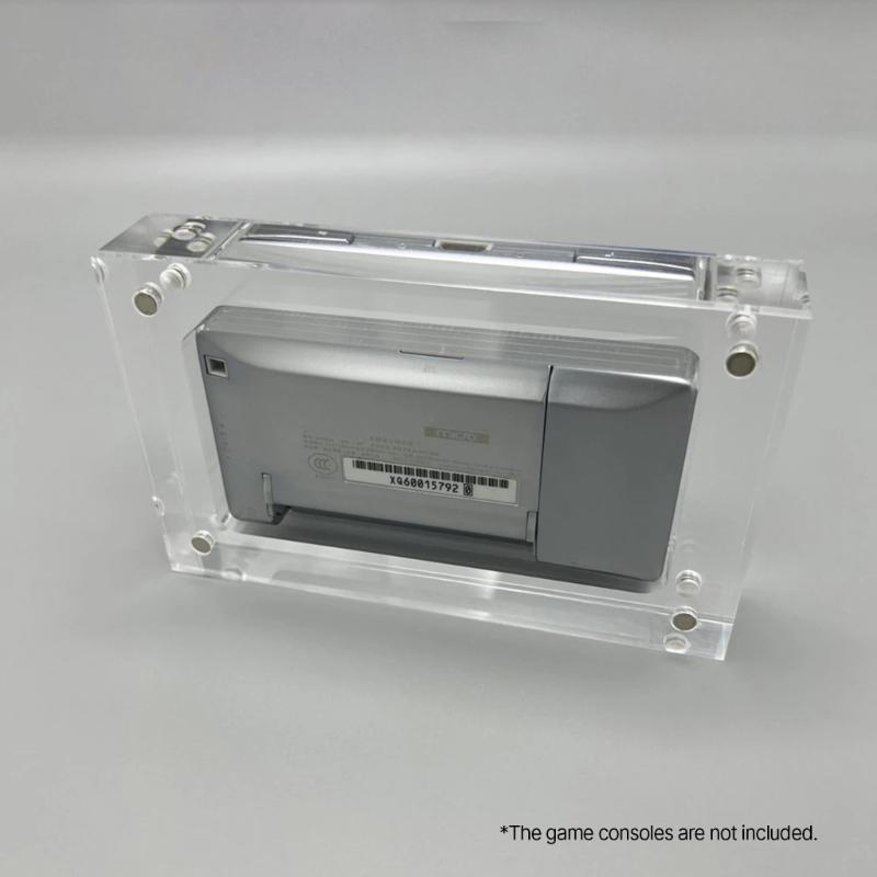 Magnetic Cover for  High Transparency Acrylic Display Case Console Dustproof Storage Box Gamepad Protector Hard-Shell
