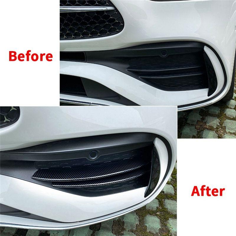 ABUL-Front Bar Air Inlet Grille Trim Modification Front Fog Light Grille Car Component For C-Class W206 C200 C260