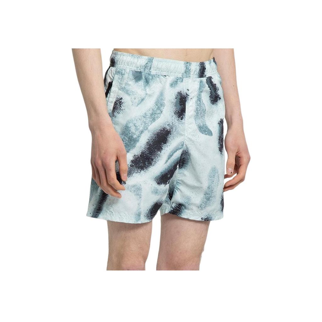 Stone Island Swimming Trunks Aqua Men Swimwear Blue 7615B04X8-V0044