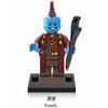 Compatible Guardians of the Galaxy Minifigures Star-Lord Gamora Rocket Yondu Marvel Building Blocks Kids Toys X0159