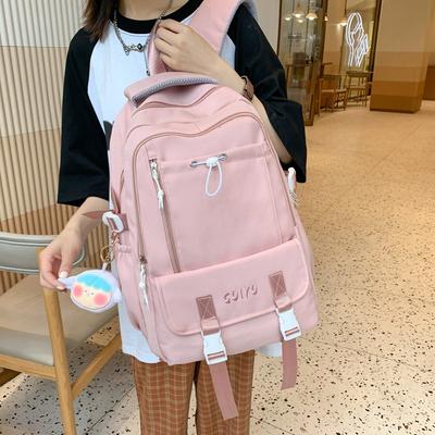 Koreanische Version von Fresh Rucksack Modischer Einfacher Schulrucksack für Junior- und Oberstufenschüler Rucksack für Männer und Frauen