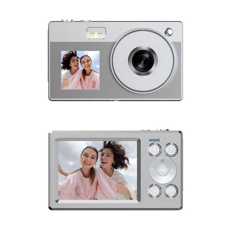 Double Screen Retro Digital Camera 5000W High Pixel 16x Zooming For Students Teens Travel Photography