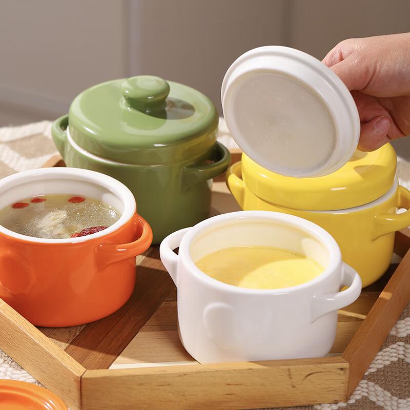 Ni Huo Jiang Ceramic Double-Boiler Stew Pot with Lid