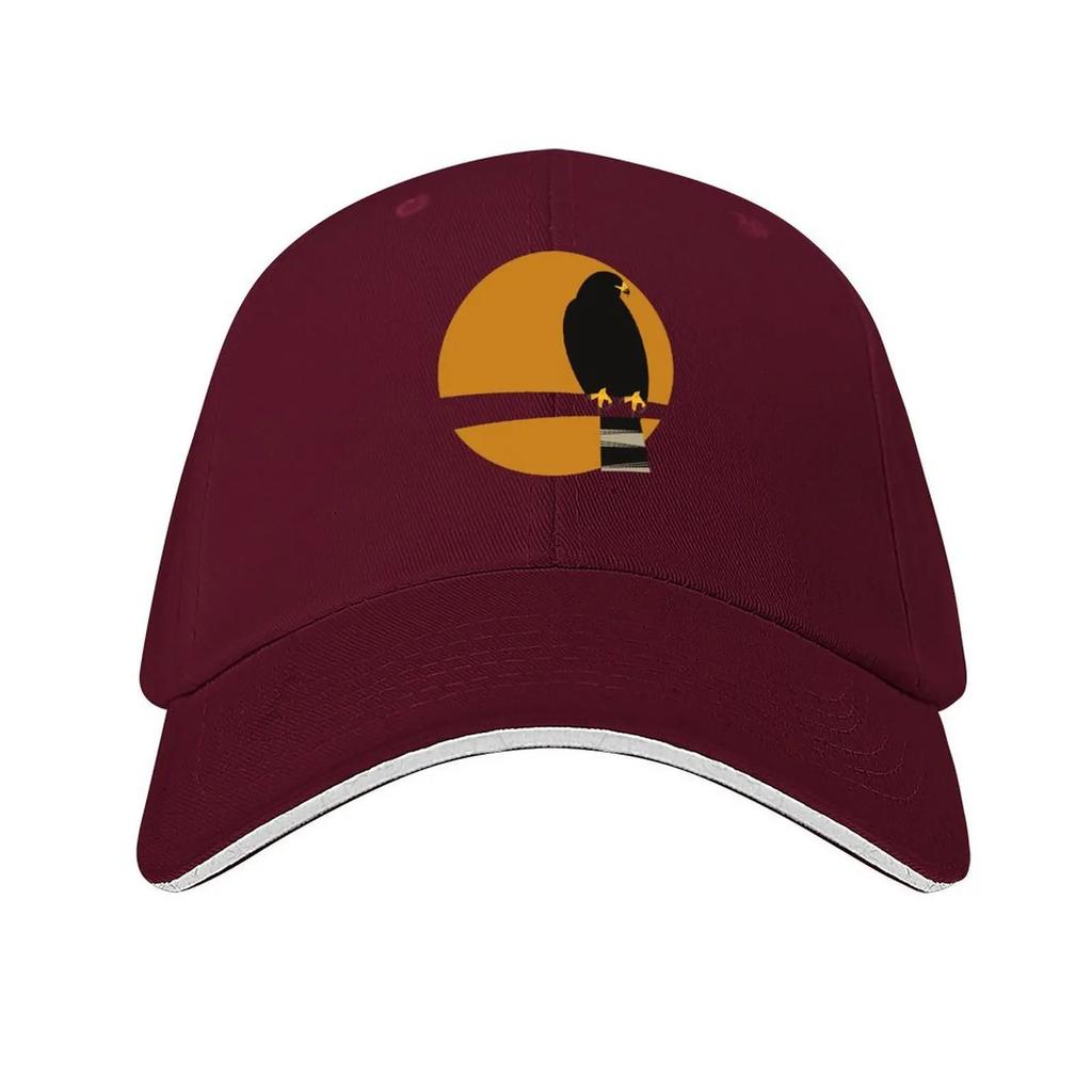 Zonetailed Hawk Buteo albonotatus  Texas Threatened Bird Baseball Cap hard hat Beach Outing cute Female Mens