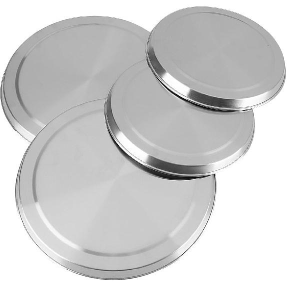 Dioche Electric Stove Covers, 4Pcs/Set Gas Stove Protectors, Stainless Steel Kitchen Stove Top Covers Cooker for Kitchen/Cooking, Wholesale Business