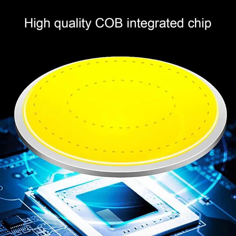 500LM LED Taschenlampe Praktisches Solarpanel-Design Wasserdicht Wasserabweisend Taschenlampe COB LED Arbeitsleuchte Campingzubehör