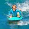 1Pc Inflatable Surfboard With Handle For Beach Surfing Swimming Floating Row