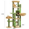 Wooden Cactus Cat Tree