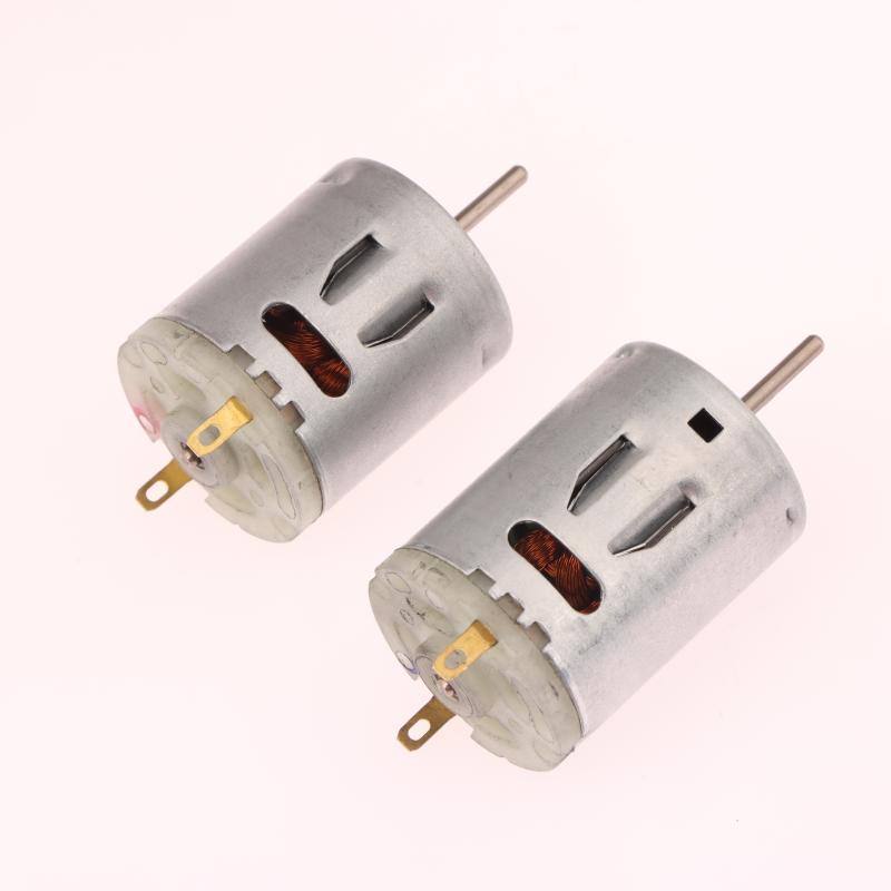 1 Stück Gleichstrommotor 12V 365 385 Hochgeschwindigkeit Kohlebürsten Elektromotor DIY Spielzeug Ventilator Mini Mikromotor für Haartrockner