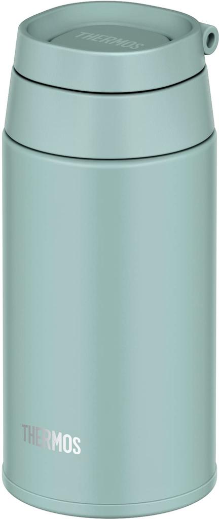 Thermos Wasserflasche Vakuumisolierter Mobiler Becher mit Trageschlaufe 380ml Mintgrün MG JOO-380
