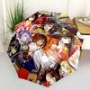 1 Stück Anime-Figuren Outdoor-Regenschirm - Automatisches Öffnen/Schließen, Tragbares 3-fach faltbares Design, 8-Speichen-Eisenrahmen - Perfektes Geschenk für Fans, Reisende, D