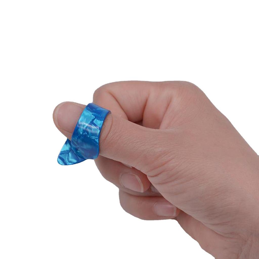 Celluloid Guitar Thumb Pick Right Finger Cover Fingerstyle Guitar Pick Thumb Index Finger Pick Optional Wholesale