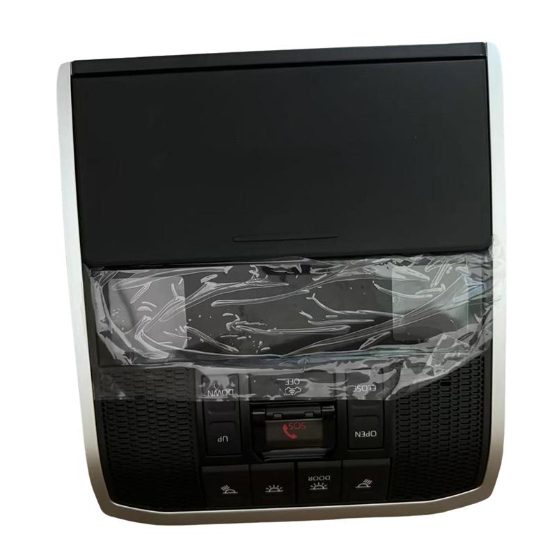 Car Roof Console Reading Light With DOWN UP OPEN CLOSE For Toyota Land Cruiser LC300 22-25 Overhead Dome Light Lamp