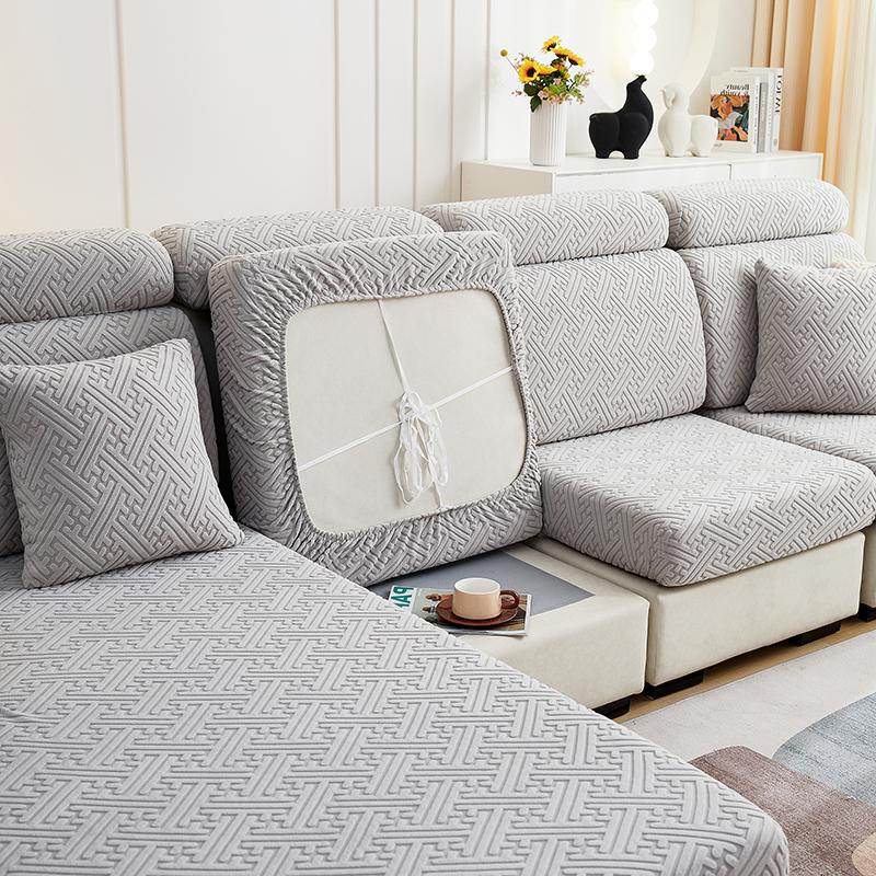 Husă de pernă de scaun jacquard pentru canapea pentru sufragerie Animale de companie Copii Covoraș pentru scaun Husă de mobilă Husă extensibilă detașabilă pentru canapea