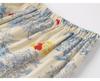 Monet Floral Double-Layer Gauze Pajamas for Women - Light Luxury All-Cotton Set for Spring and Autumn