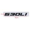 ABS Car Sticker Trunk Emblem Badge Fender Side Decals for BMW 520Li 528Li 530Li 730Li 740Li 750Li Letters Decoration