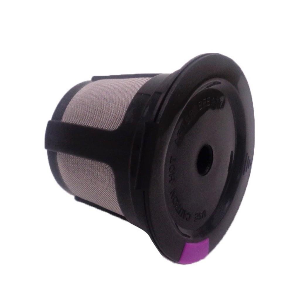 4pcs Refillable Filter Coffee Filter Universal Fit Espresso Strainer Basket K-Cup  Tea Bag Strainer