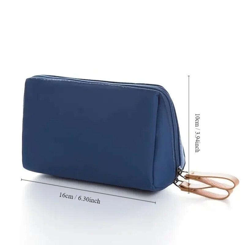 

1 шт. Зеленая/розовая/синяя маленькая косметичка для кошелька, портативная водонепроницаемая косметичка для помады, дорожная косметичка для девочек и женщин