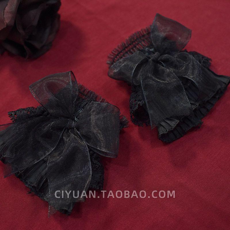 

Lolita Original Double-Layer Lace Decoration with Lace Black (S0154 Sleeve)