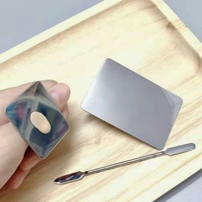 Daily Fill Nagelstudio Semi-Permanenter Mischring Ring Mini-Palette Spatel-Set, Groß, 1 Stück