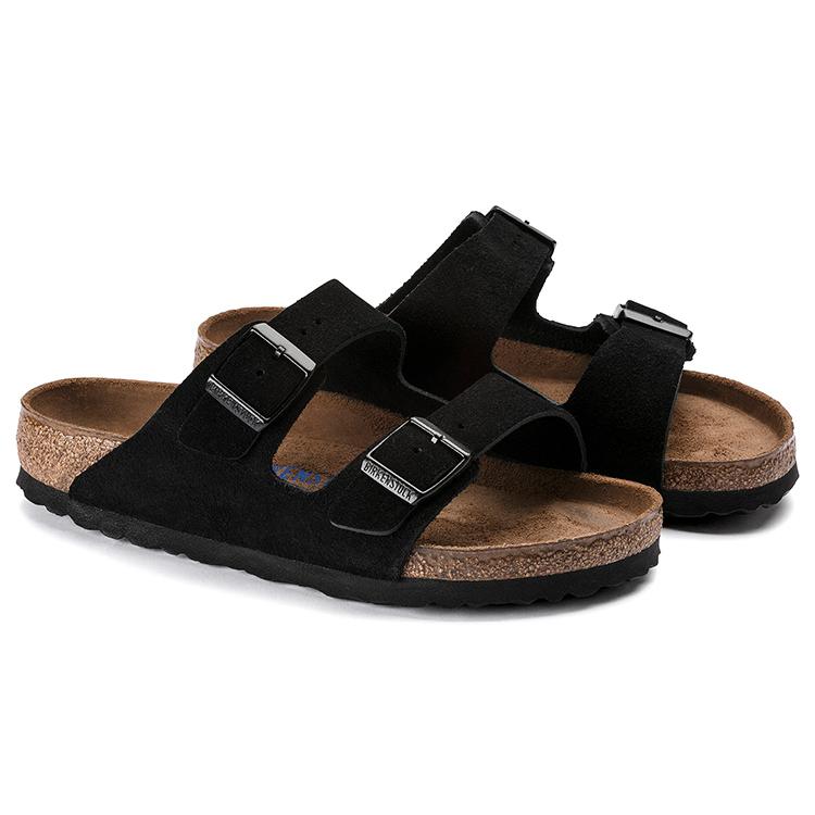 Birkenstock Arizona Slide Slippers Unisex Black Narrow 951323