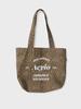 Aeyiostudio (New Color Added) Cotton Shoulder Bag Leopard_Ash3001 (3 Colors)