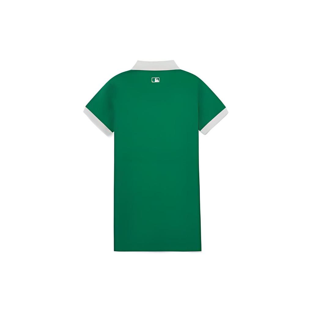 New MLB Short Sleeved Dress Women's Green 3FOPB0333-50GND