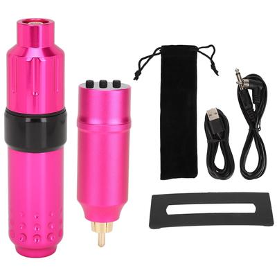 1300mAh RCA Tattoo Machine Pen Set Cordless Complete Voltage Adjustable Digital Display Tattoo