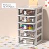 Transparent Little Rabbit Desk Organizer Drawer for Students & Cosmetics