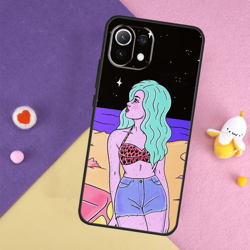 Hippie Grunge Art Case For Xiaomi 15 Ultra 13 14 14T 11T 12T 13T Pro POCO X7 Pro X3 X5 X6 F5 F6 M6 Pro Cover