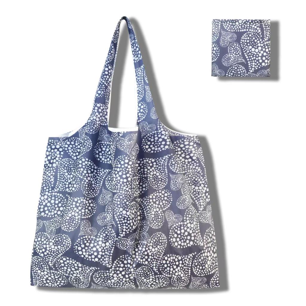 Eco-Friendly Large Capacity Foldable Tote Bag - Creative, Portable, Printed, and In Stock