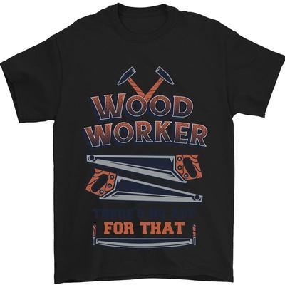 Herren Zimmermann Schreiner T-Shirt Keine Bewerbung dafür 100% Baumwolle