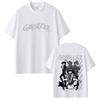 Limited Rock Band Gorillaz Print Tshirt Men Women Hip Hop Gothic Oversized Streetwear Mens Casual Vintage Short Sleeve Tshirt